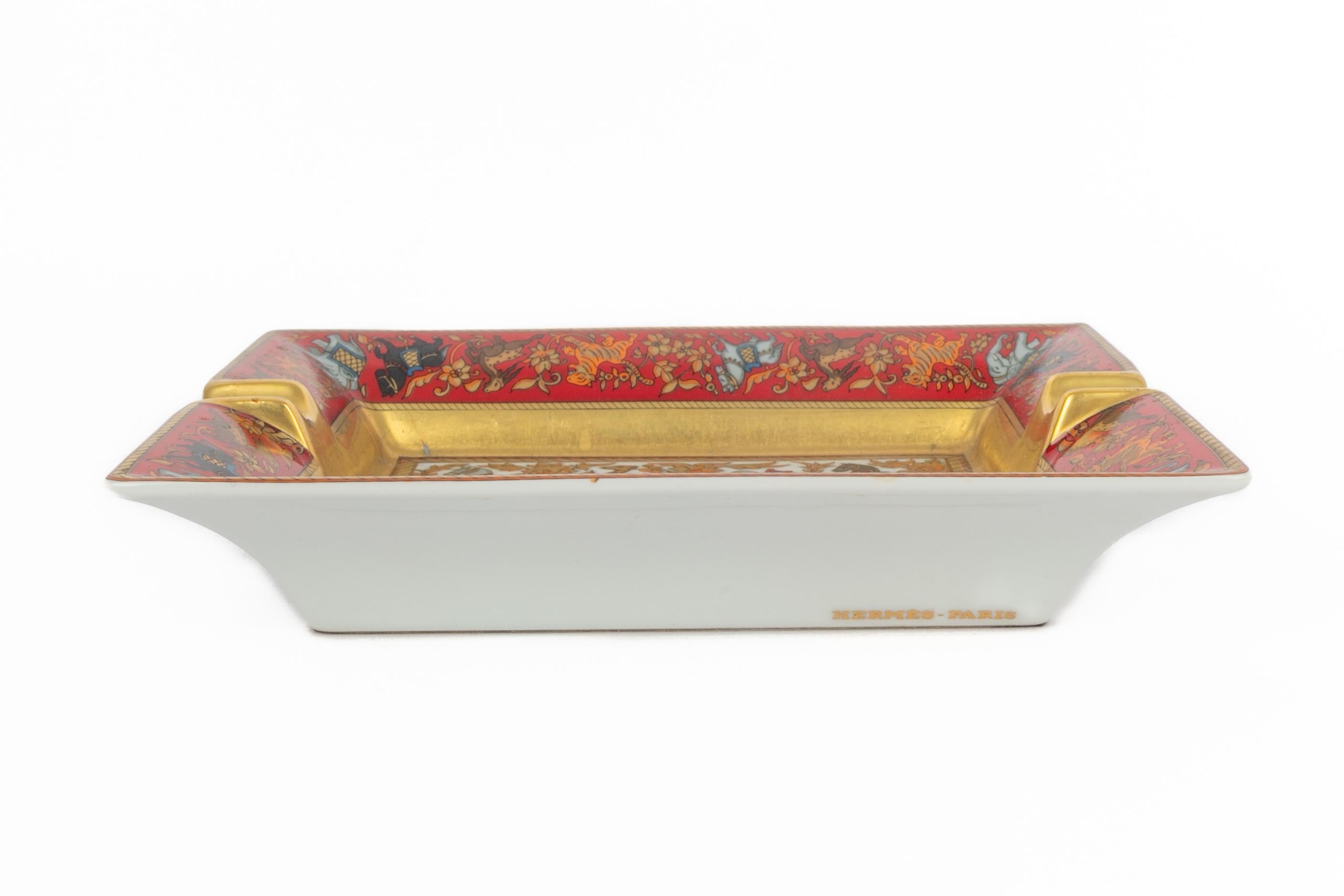 Hermès ashtray 'Hunting in India' en vente 3