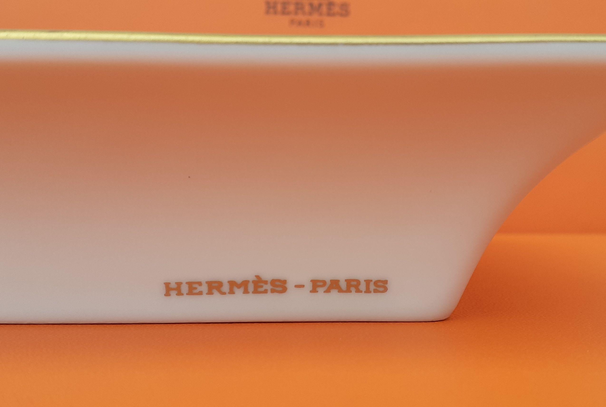 Hermès Ashtray Navy Theme Boat in Porcelain 4