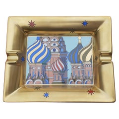 Hermès Cendrier Sobor Vasiliya Blazhennogo Saint Basil Cathedral Porcelaine Russie