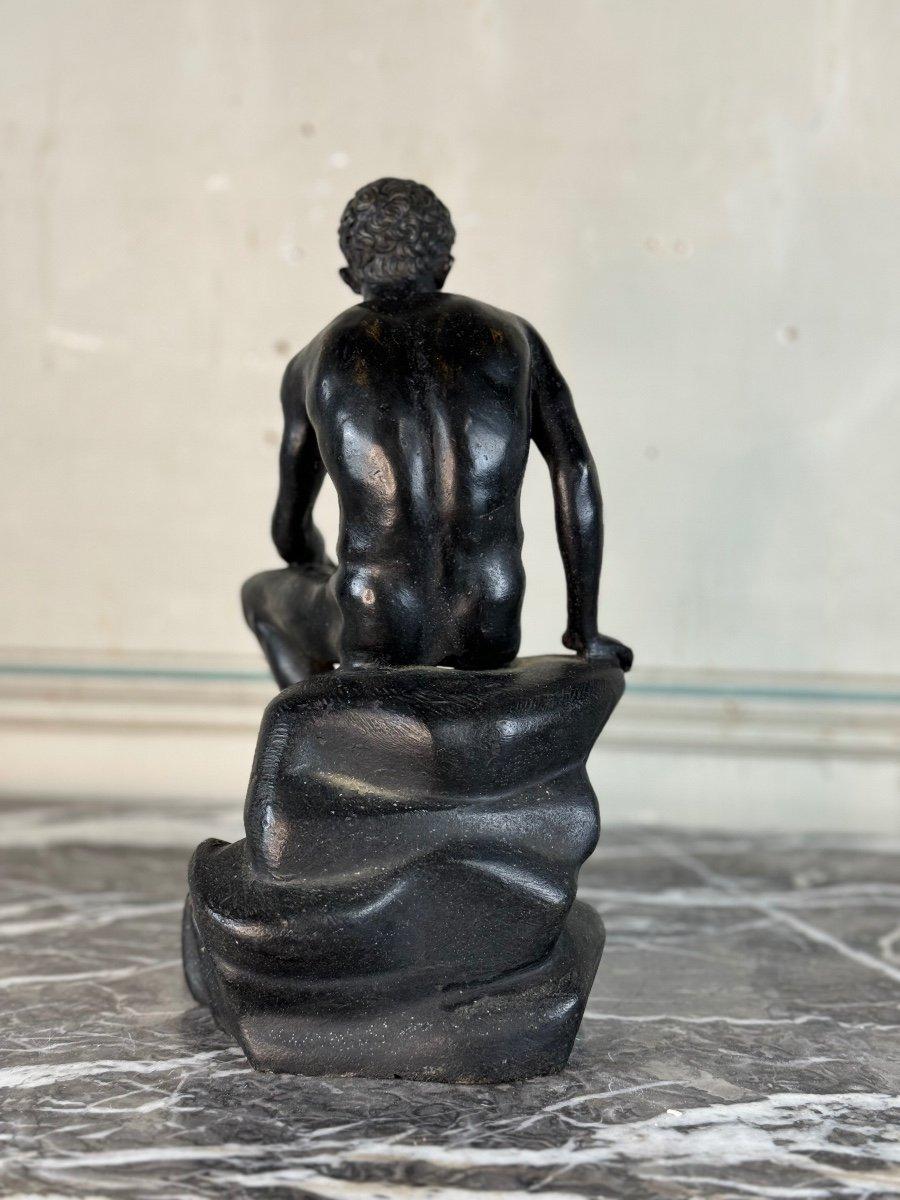 Hermès At Rest, Bronze With Black Patina In Excellent Condition For Sale In Honnelles, WHT