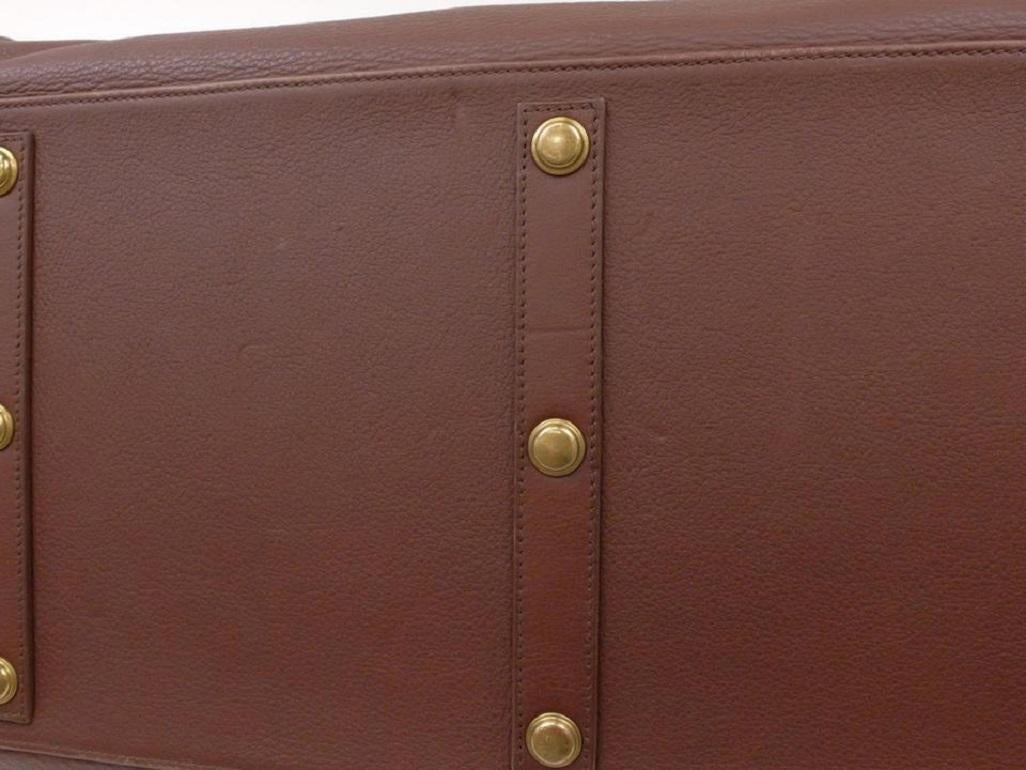 Hermès Atlas Havane Clemence 50cm 236375 Brown Taurillon Leather Weekend/Travel 3