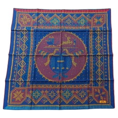 Hermès Au Coin Du Feu Silk Scarf Dimitri Rybaltchenko 90 cm