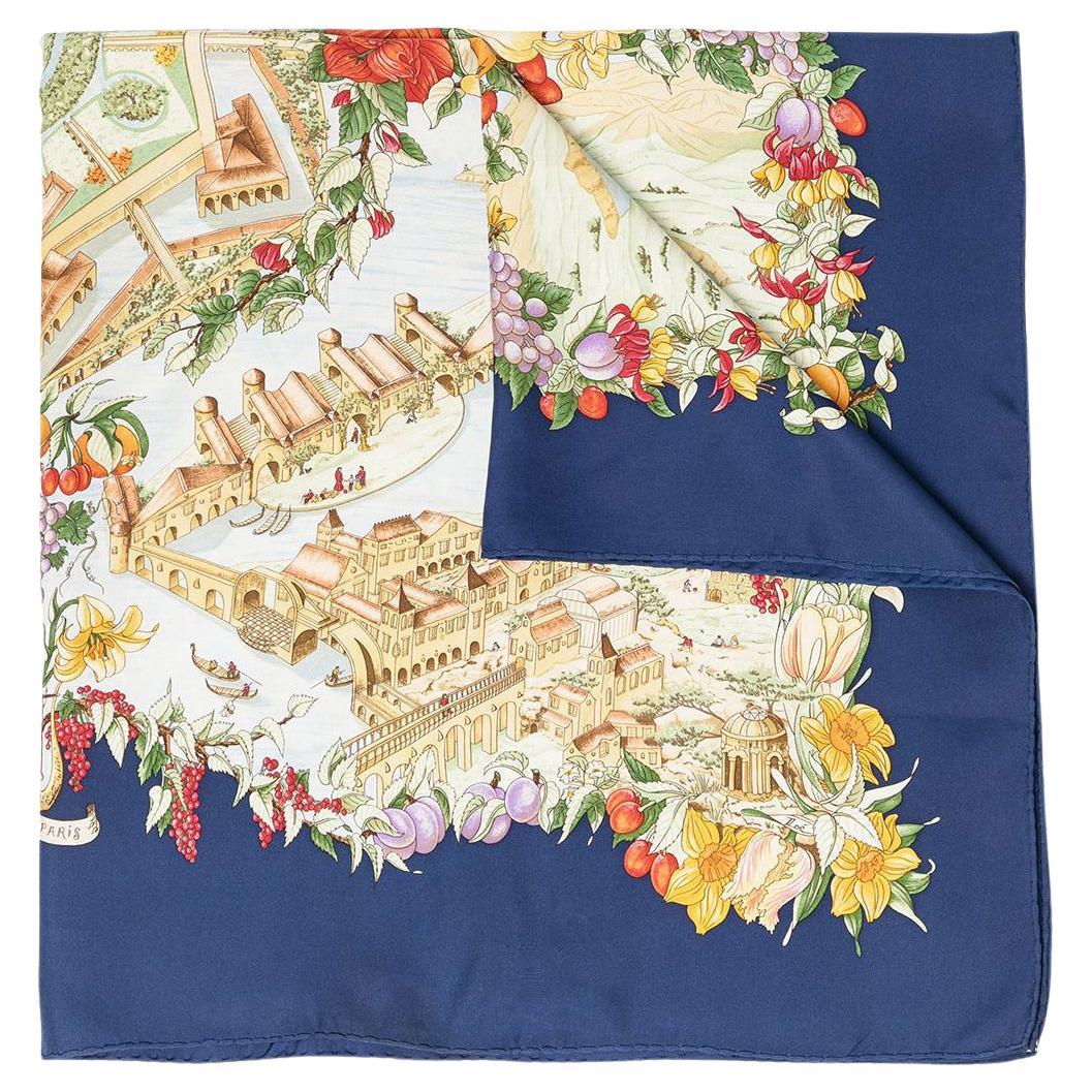 Hermes 'Au Pays de Cocagne' silk scarf 