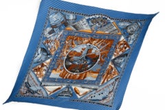 Hermès Au son de tam tam plisse Scarf