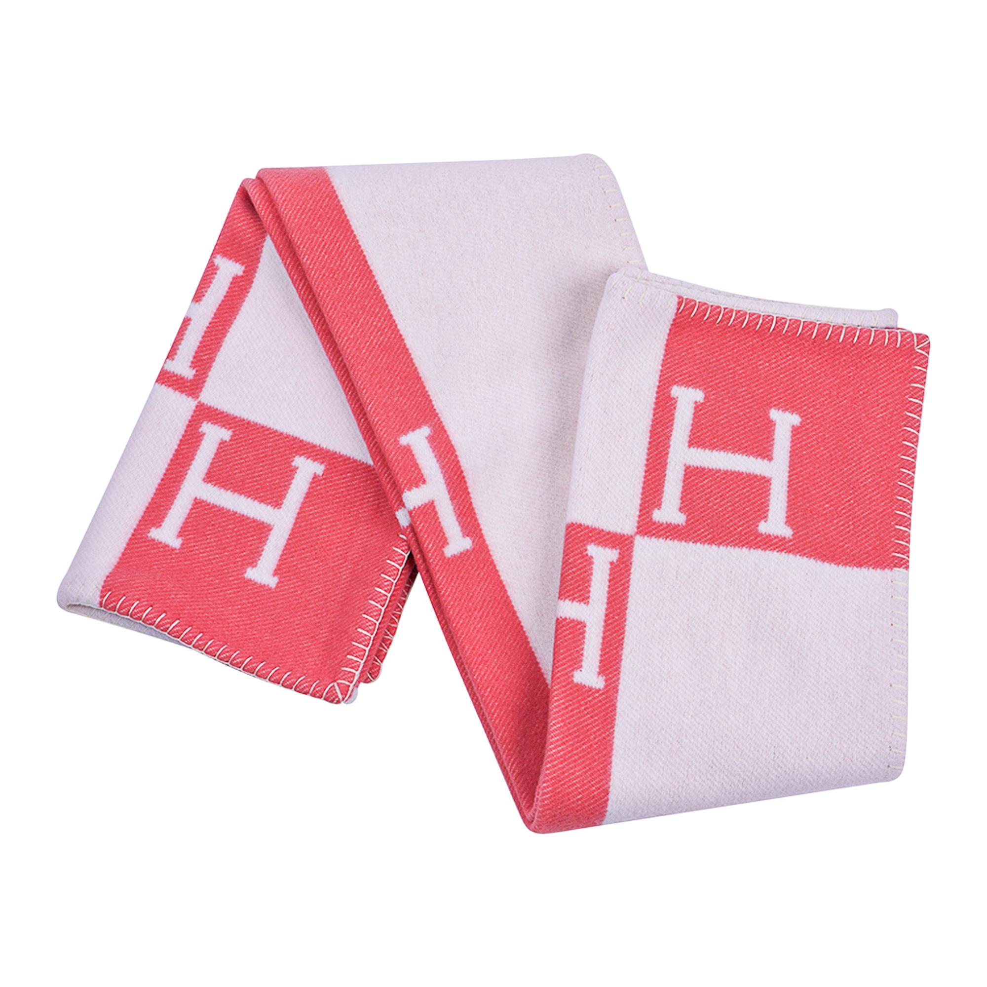 hermes pink baby blanket