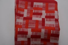 HERMES Avalon III Paper Block Blanket Red/Tanger  140 X 180 CM   New