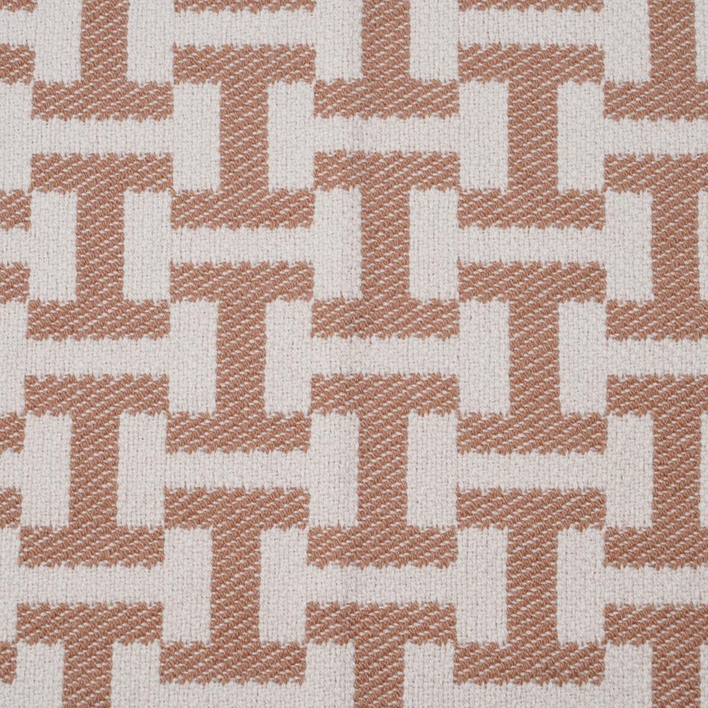 Hermes Avalon Terre D'H Blanket Corail Hand Woven Cashmere New wBox 4