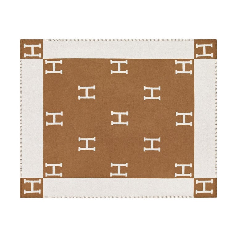 Hermès Avalon throw blanket Camel at 1stDibs hermes avalon blanket camel