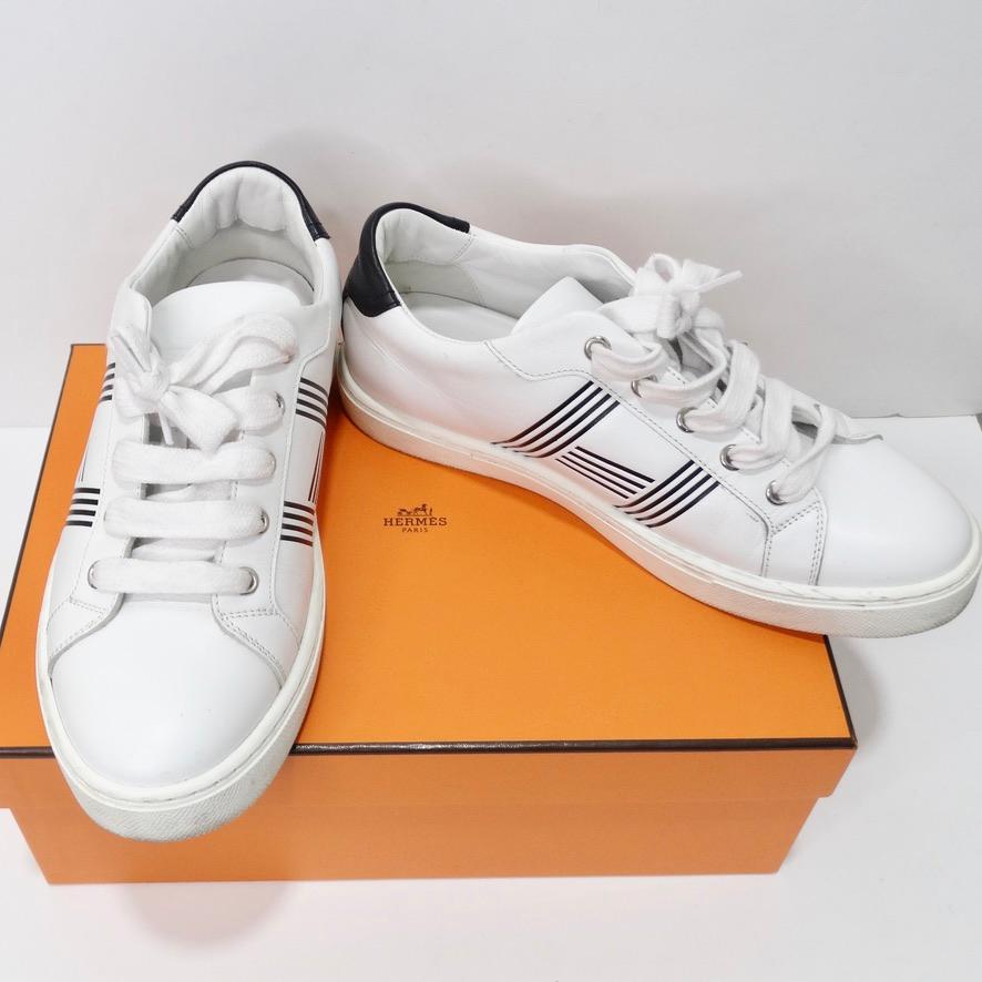Gray Hermes Avantage Sneakers For Sale