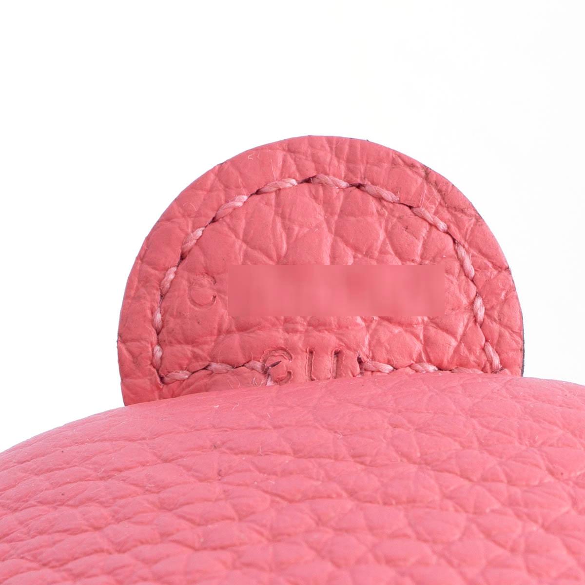HERMES Azalee pink Clemence leather & Pivoine EVELYNE 16 TPM Crossbody Bag For Sale 3