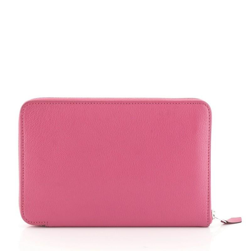 Pink Hermes Azap Combined Wallet Chevre Mysore GM