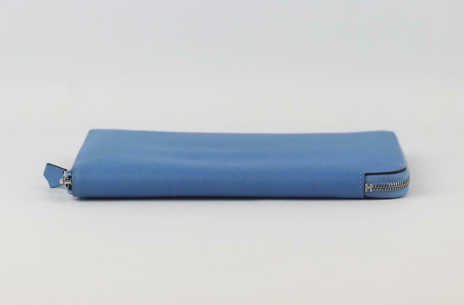Hermès Azap GM Zipped Classic Togo Calfskin Leather Wallet For Sale 2