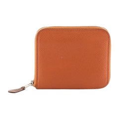 Hermes Azap Zip Around Wallet Silk'in Epsom Compact