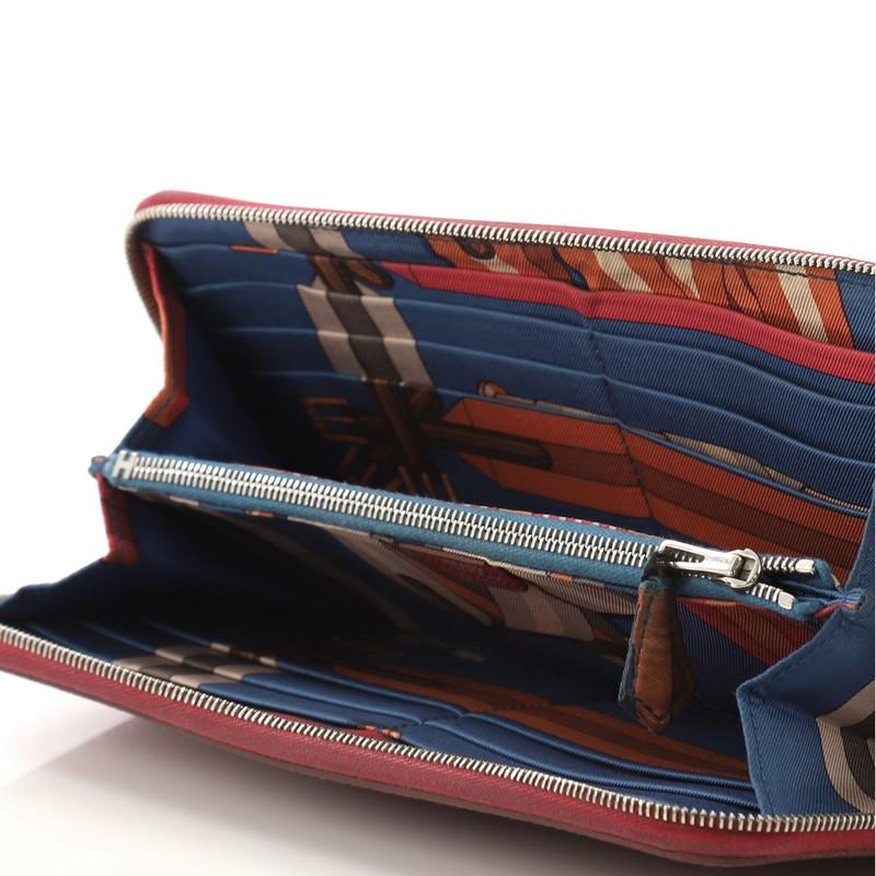 Hermes Azap Zip Around Wallet Silk'in Epsom Long 2