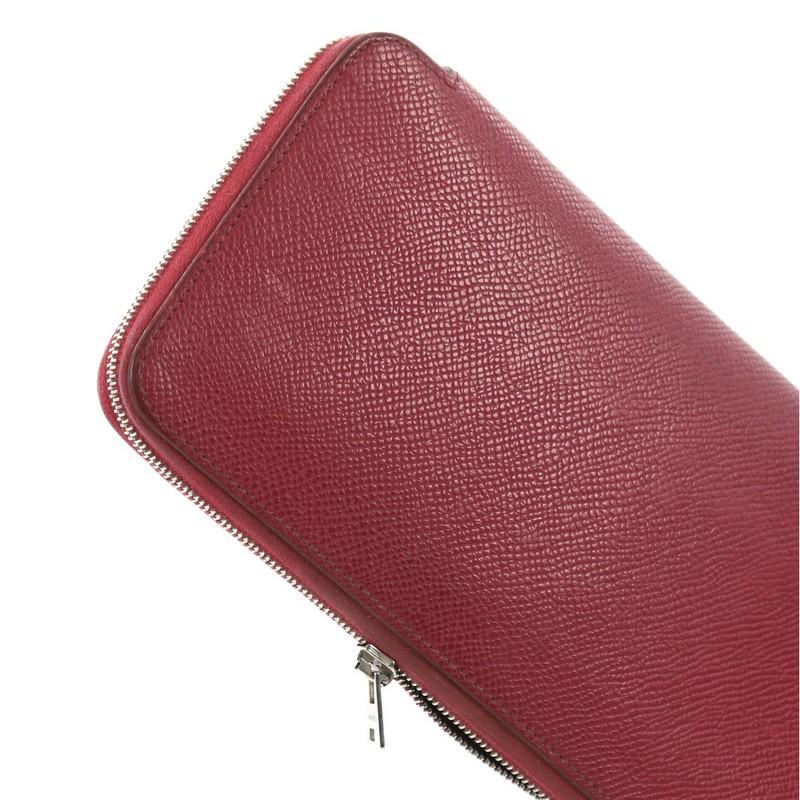 Hermes Azap Zip Around Wallet Silk'in Epsom Long 3
