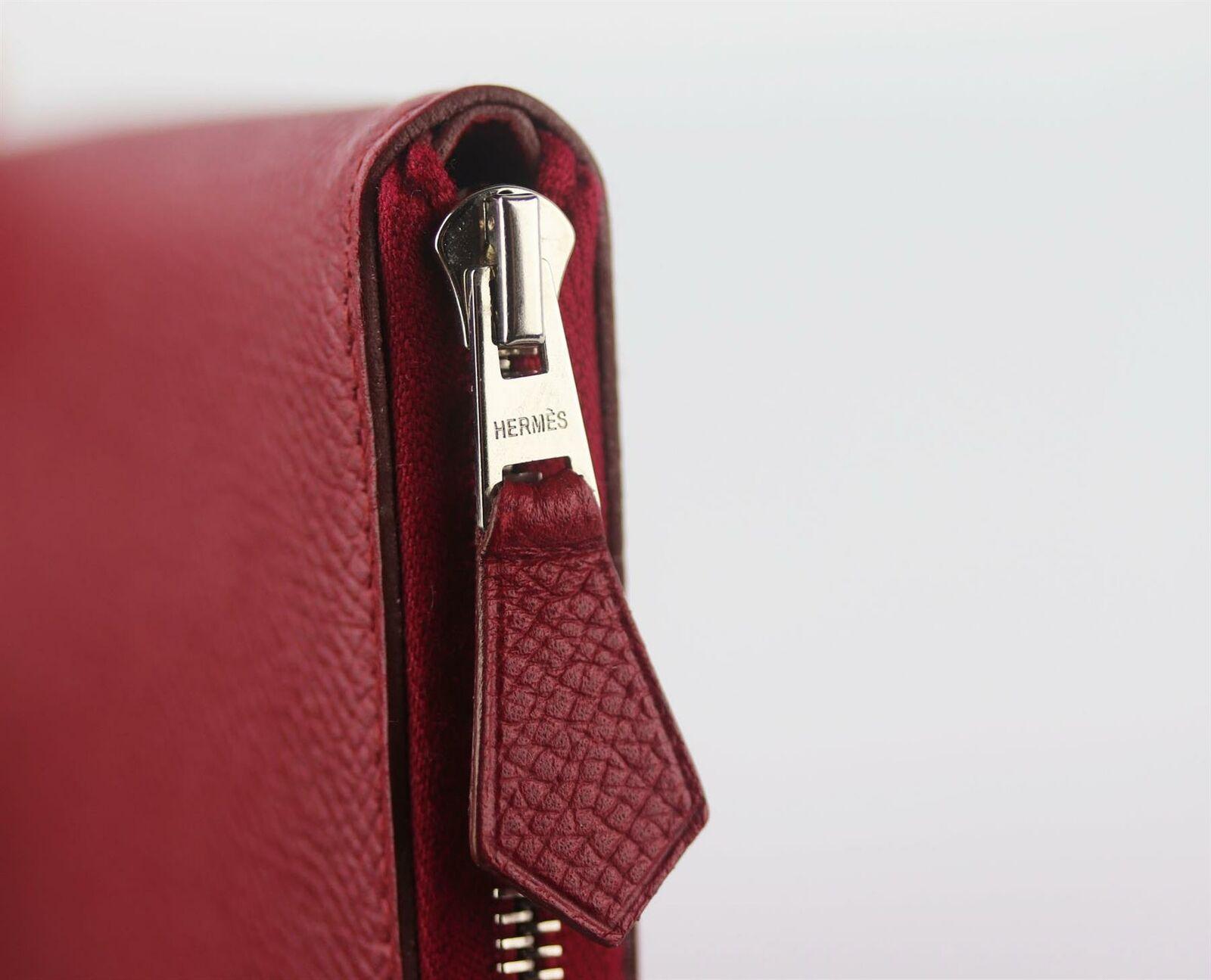 Women's Hermès Azap Zipped Classic Epsom Leather Wallet