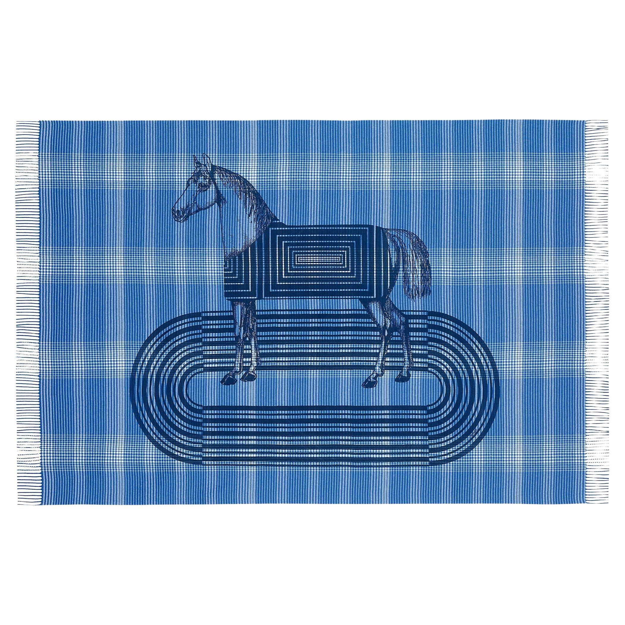 Hermes Avalon Tricolore Wool Cashmere Throw Blanket at 1stDibs hermes