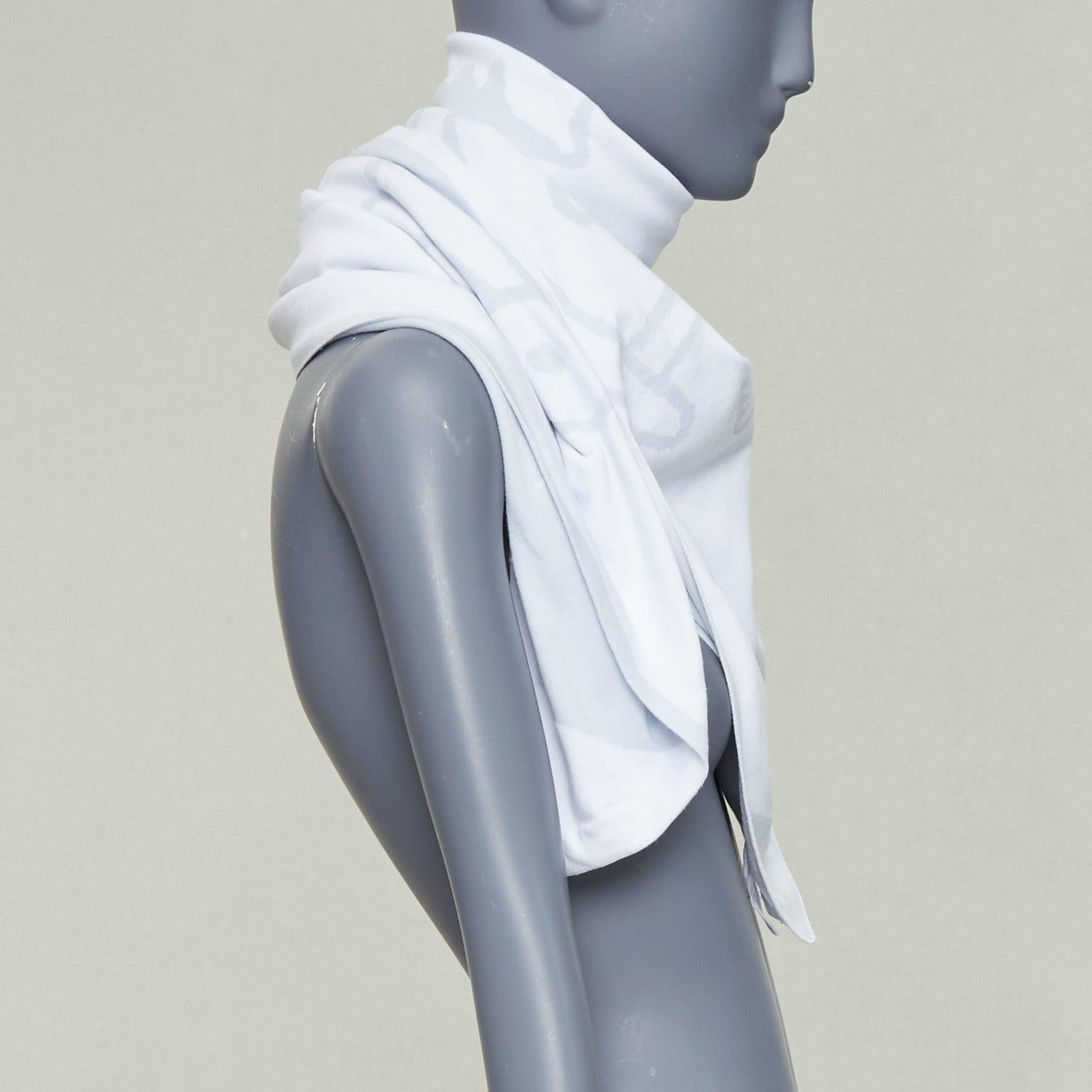 HERMES Baby hellblau Baumwolle Baby Pferd Druck weiß trimmen Decke 115cm im Zustand „Hervorragend“ im Angebot in Hong Kong, NT
