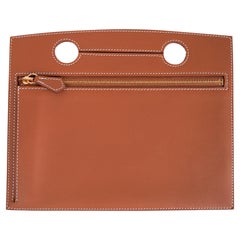 Hermes Backpocket Pouch 30 Abnehmbare Gold Swift Gold Hardware Neu