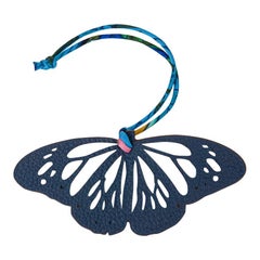 Hermes Bag Charm Bi-Color Butterfly New w/ Box
