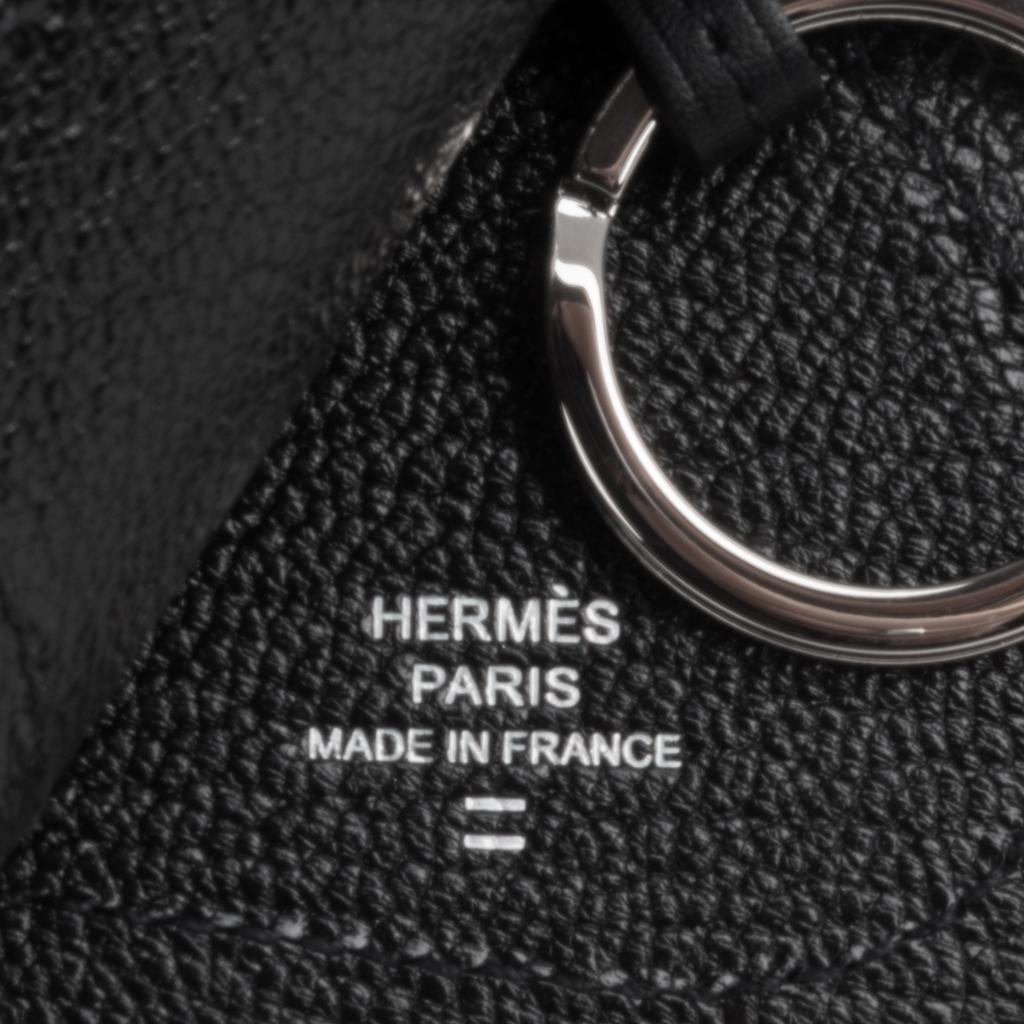 Hermes Bag Charm Ombre Lizard Camail Key Ring  In New Condition For Sale In Miami, FL