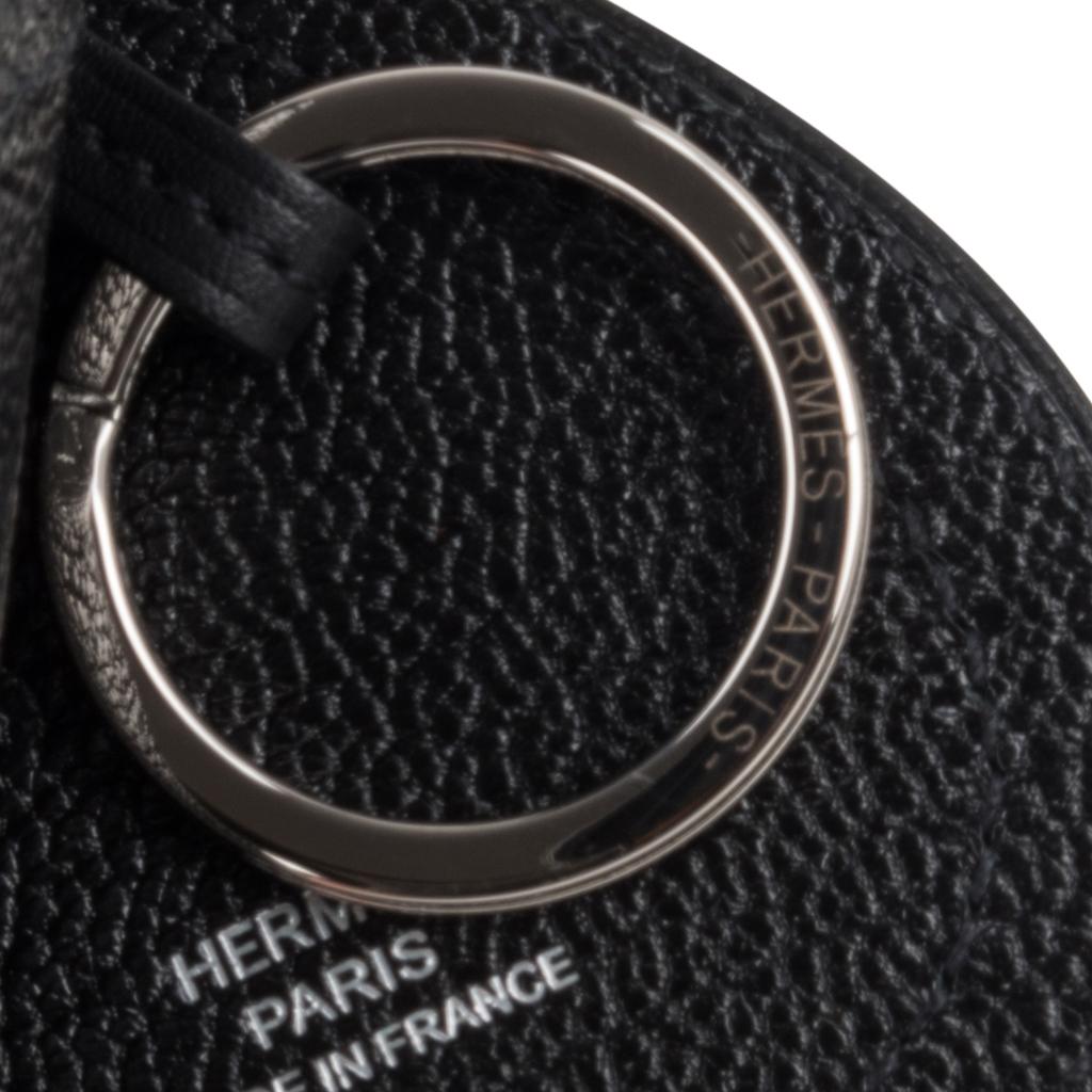 Women's or Men's Hermes Bag Charm Ombre Lizard Camail Key Ring  For Sale