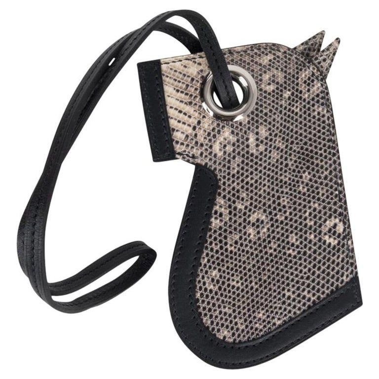 Hermes Bag Charm Ombre Lizard Camail Key Ring