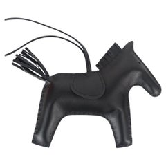 Borsa Hermes Charm So Black Rodeo Horse GM Edizione Limitata Molto Rara