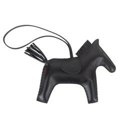 Hermes Bag Charm So Black Rodeo Horse GM Limited Edition Very Rare new