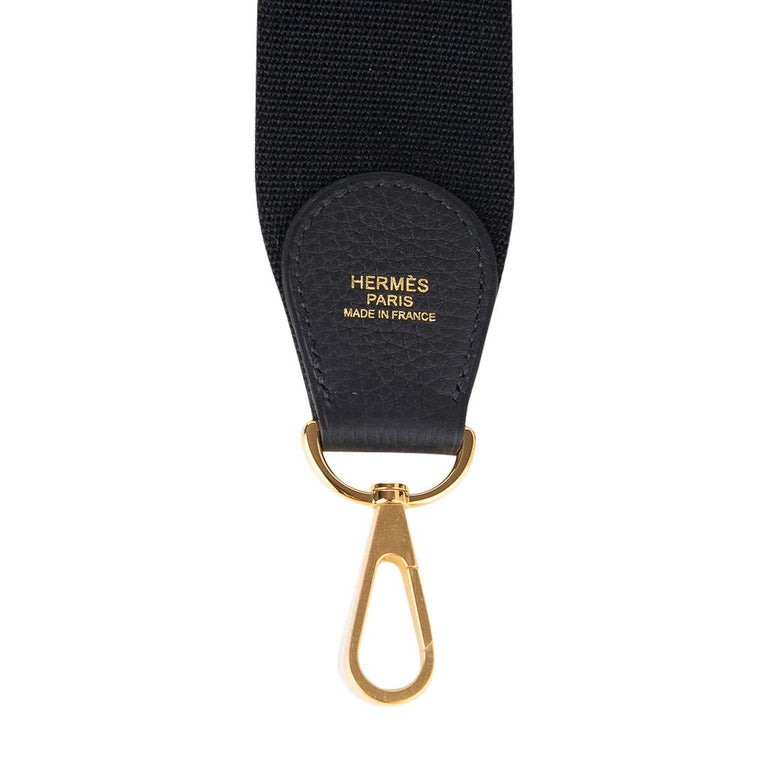 Hermes Bag Evelyne PM Black Clemence Gold Hardware For Sale at 1stdibs