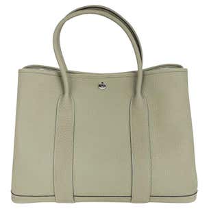 Hermes Bag Garden Party 36 Bag Sage / Negonda Leather Palladium New w ...