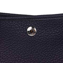 Hermes Bag Garden Party 36 Bag Bleu Indigo Negonda Leather Palladium New w/Box