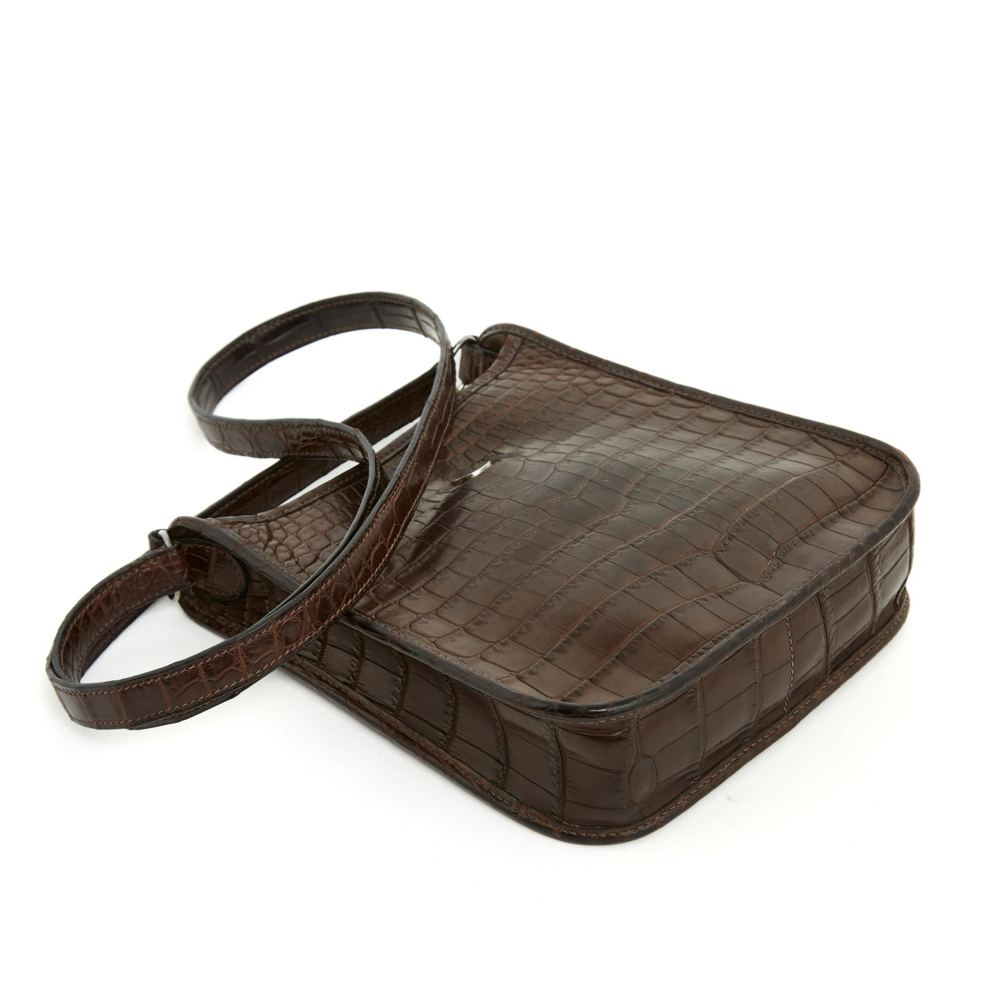 Hermès Bag Precious Vespa TPM Dark brown For Sale 3