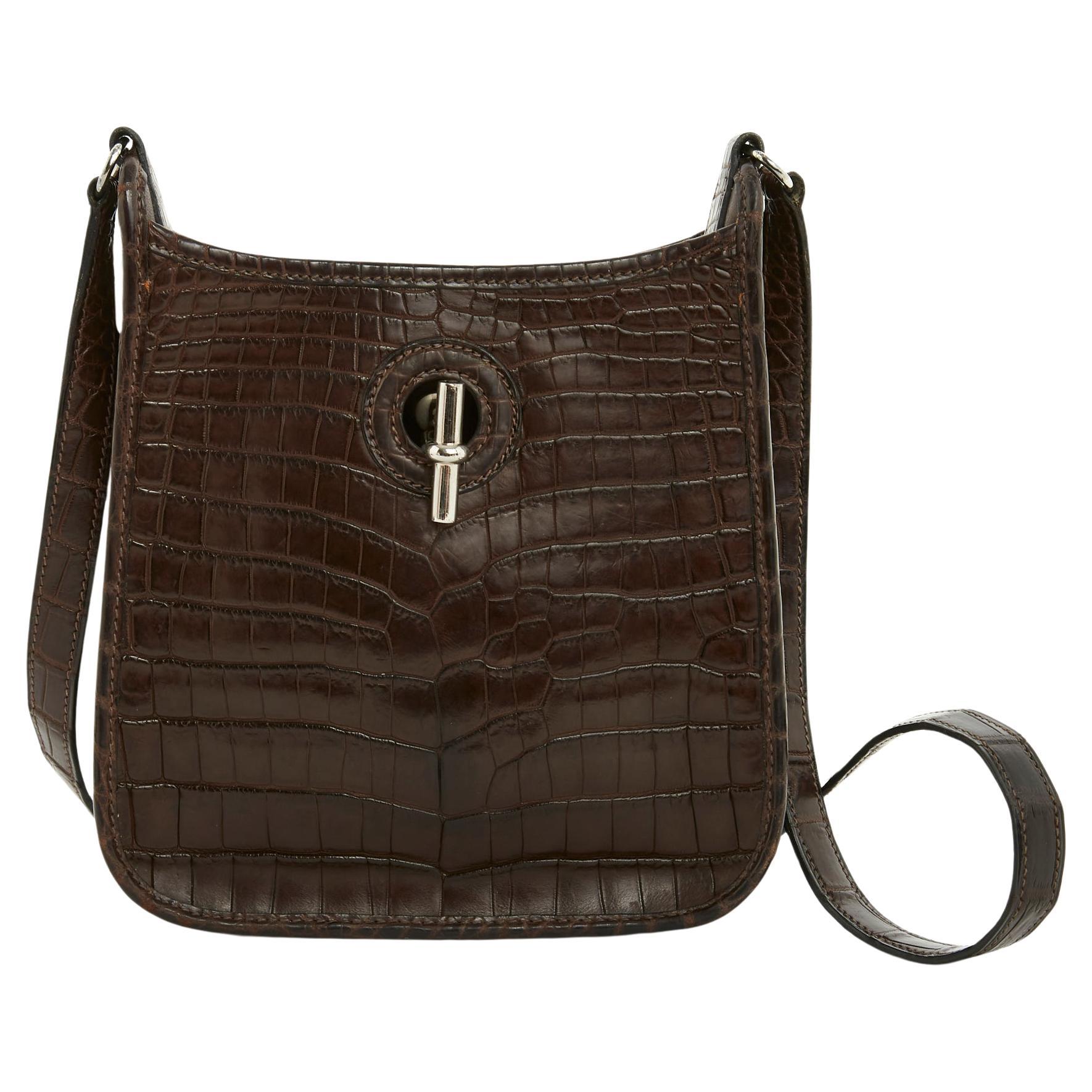 Hermès Bag Precious Vespa TPM Dark brown For Sale