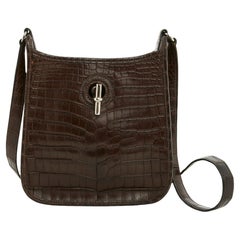Used Hermès Bag Precious Vespa TPM Dark brown