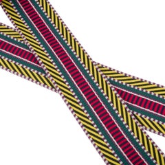 Hermes Bag Strap Sangle Cavale 50 MM Multi Colour Black Swift Palladium