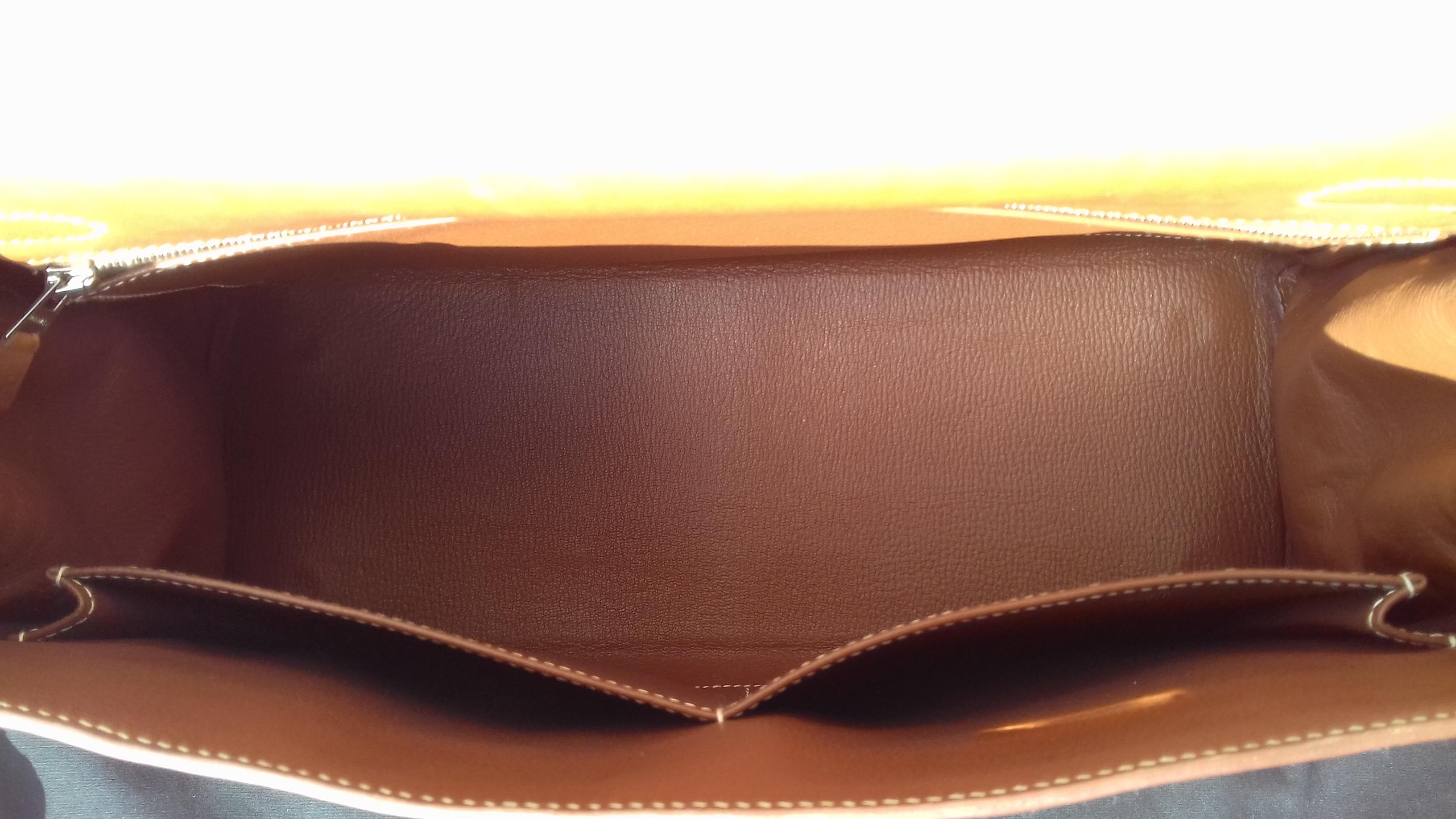 Hermès Bag Toile Canvas Barenia Leather Kelly 35 10
