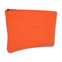 Hermes Bain Neobain Case Orange Large Model New