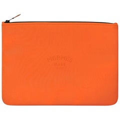 Hermes Bain Neobain Koffer Orange Großes Modell Neu