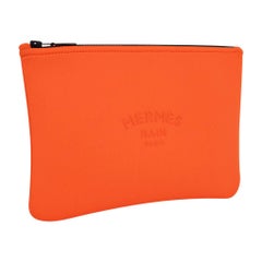 Hermes Bain Neobain Case Orange Medium Model New