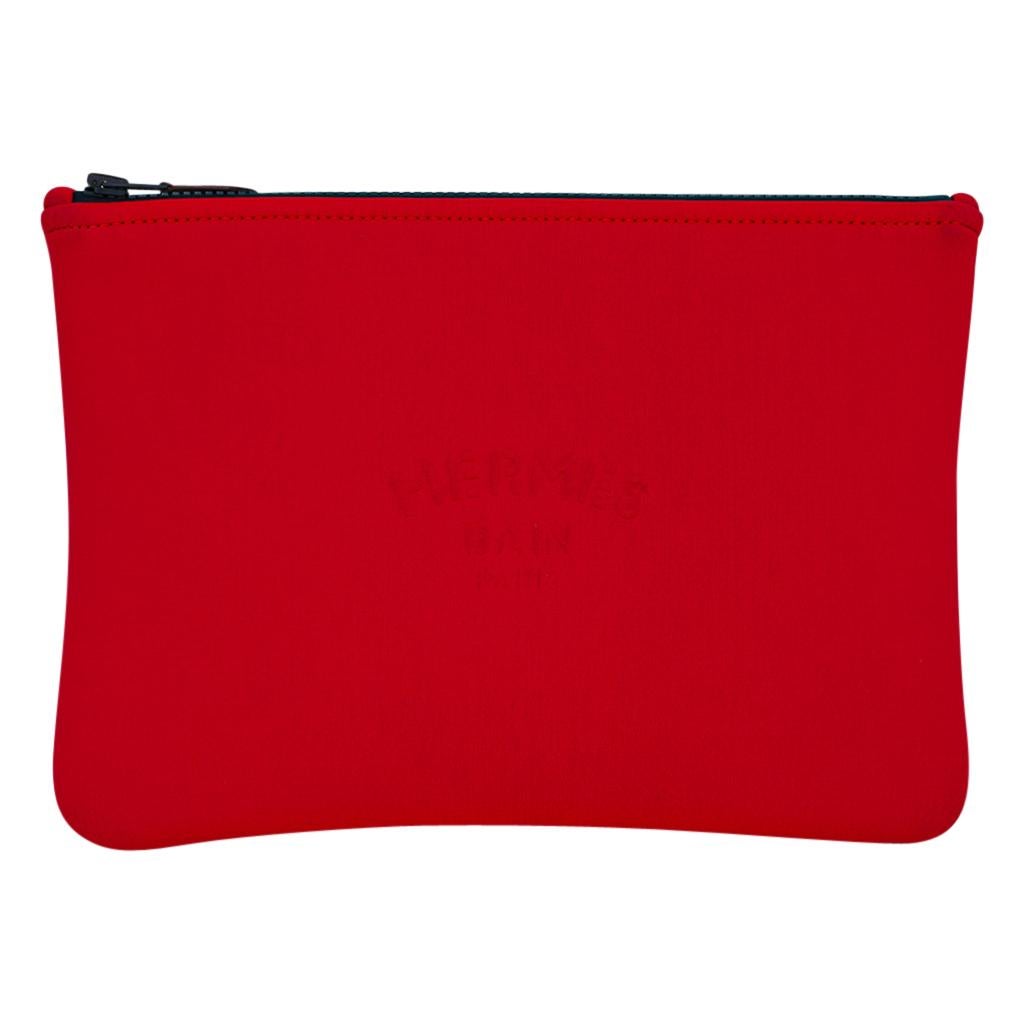 Hermes Bain Neobain Case Rouge Casaque Medium Model For Sale 2