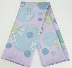 HERMES 'Bal de Bulles' Bubbles Silk Scarf by Dimitri Rybaltchenko, 2003