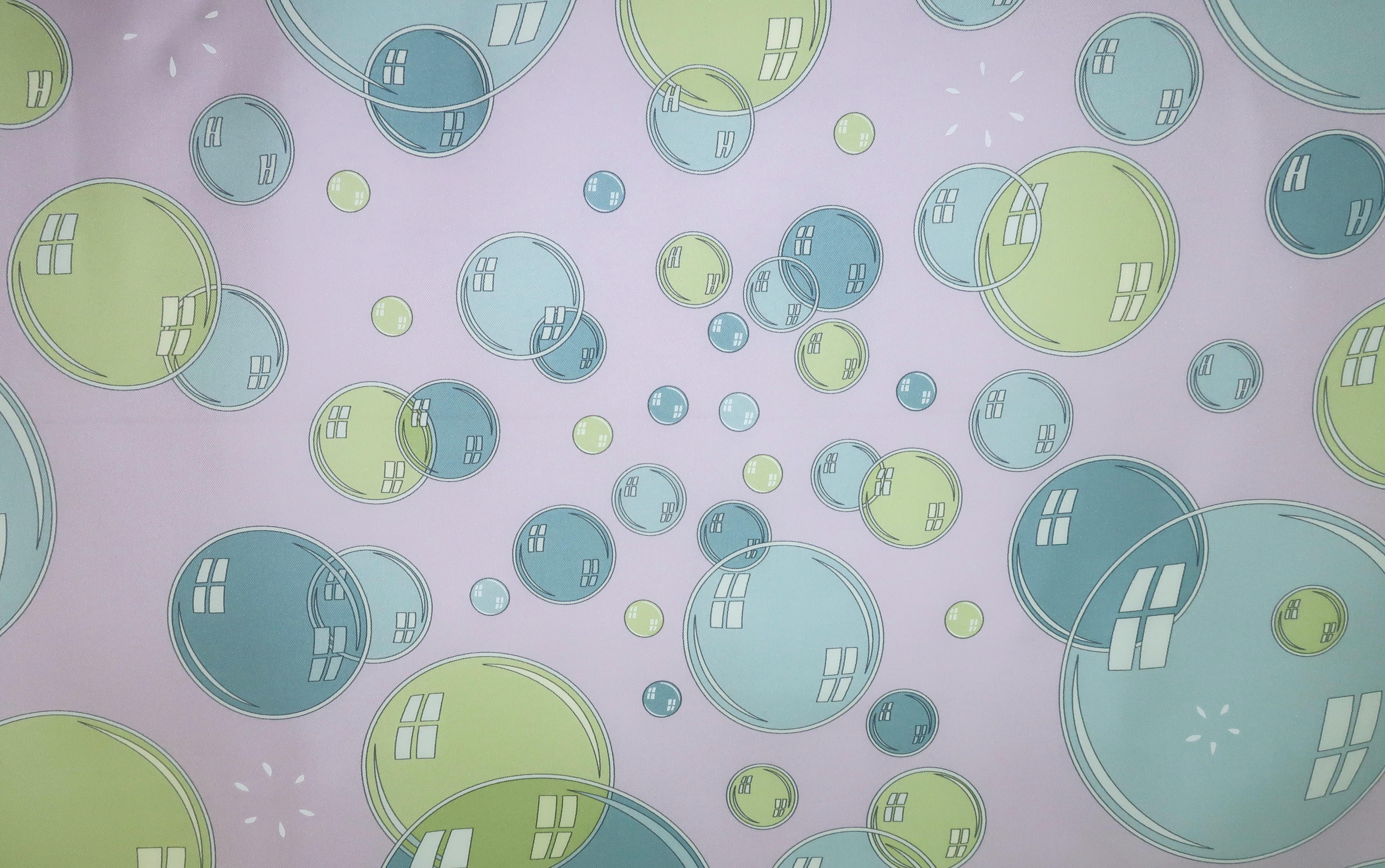 HERMES 'Bal de Bulles' Bubbles Silk Scarf by Dimitri Rybaltchenko, 2003 1