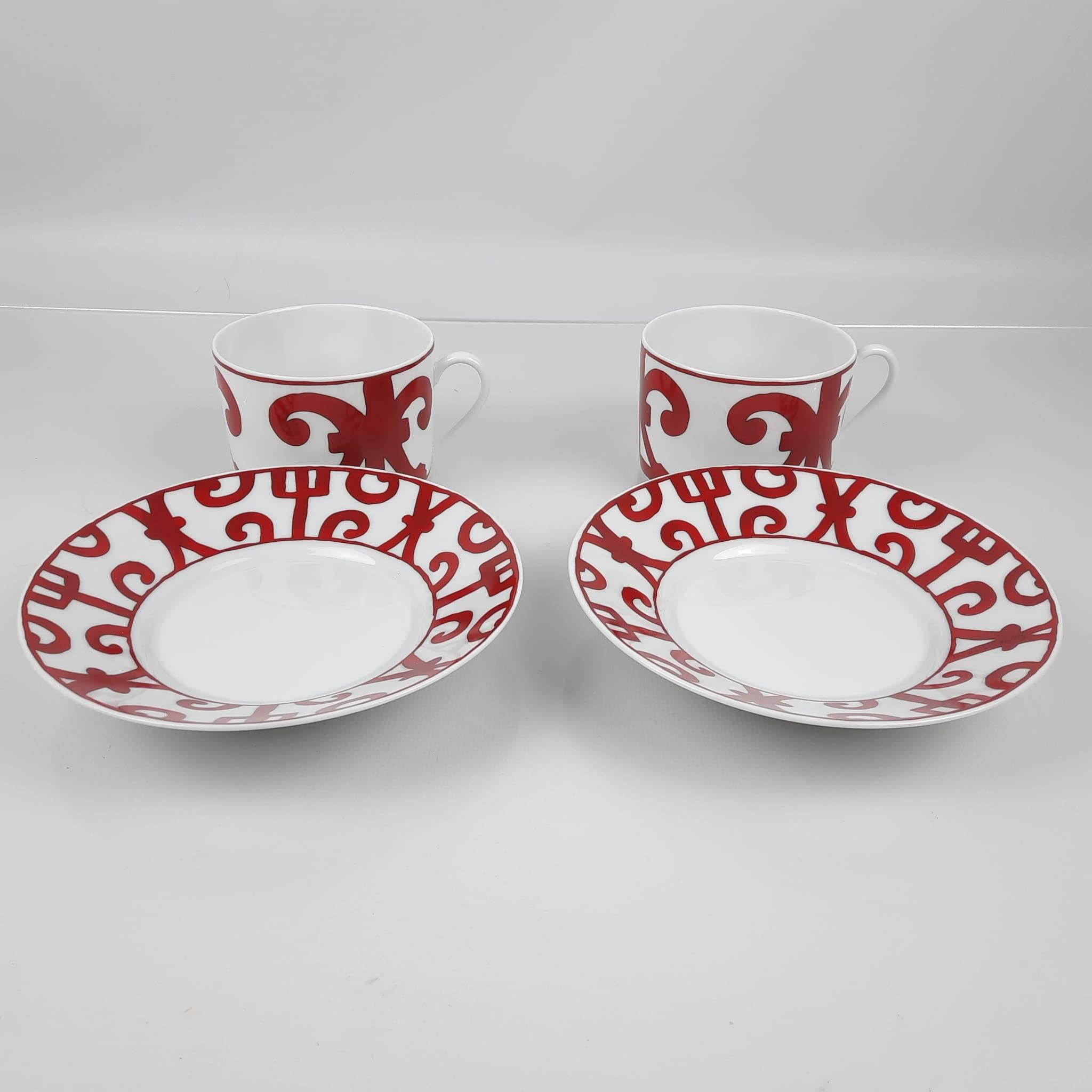 Hermes Balcon du Guadalquivir tasse à déjeuner et soucoupe Set de deux Neuf à Nicosia, CY