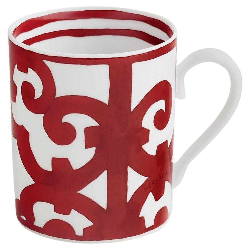 Lot De 4 Tasses Hermès Balcon Du Guadalquivir N°1 - Porcelaine Française - Neuf En Boîte