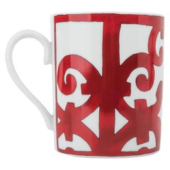 Tazza Hermes Balcon Du Guadalquivir in porcellana, set di 2 pezzi