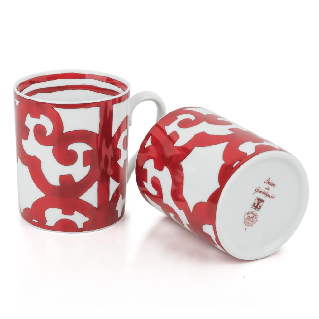 Hermes Balcon Du Guadalquivir Porcelain Set of 2 1