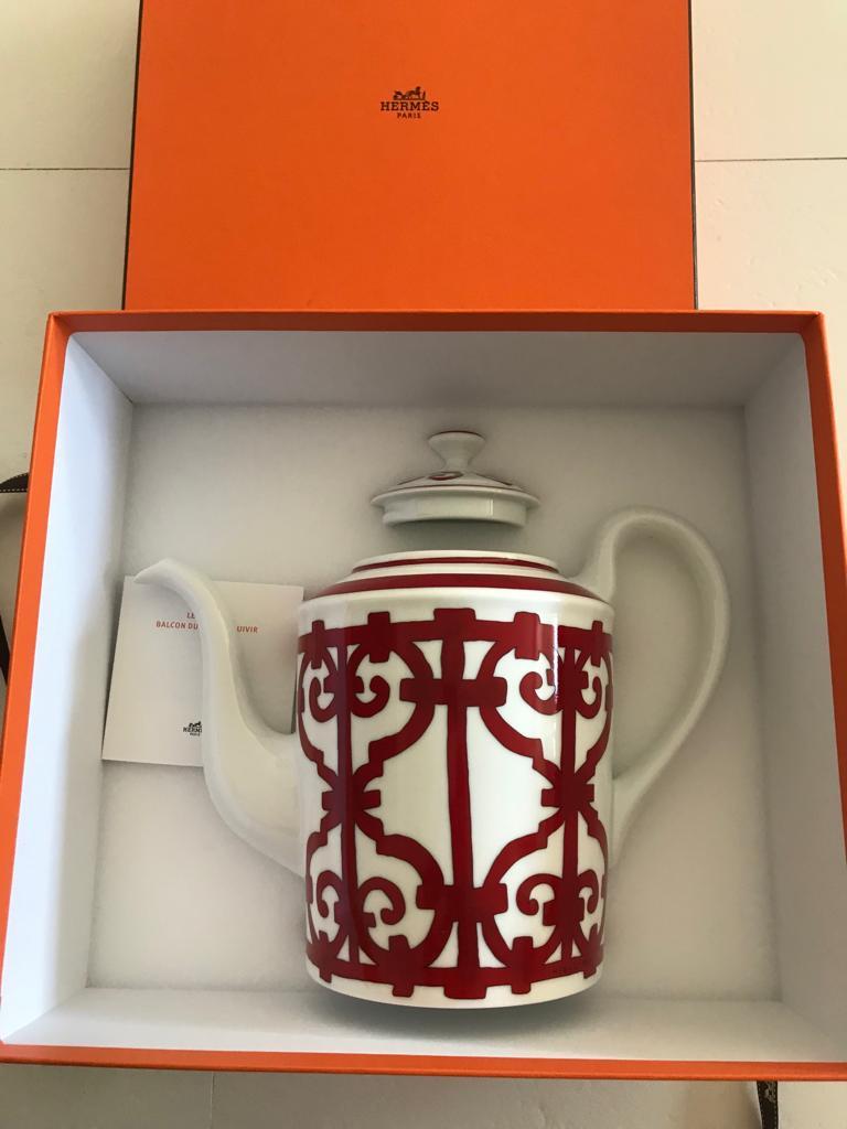  Théière Hermes Balcon du Guadalquivir Unisexe 