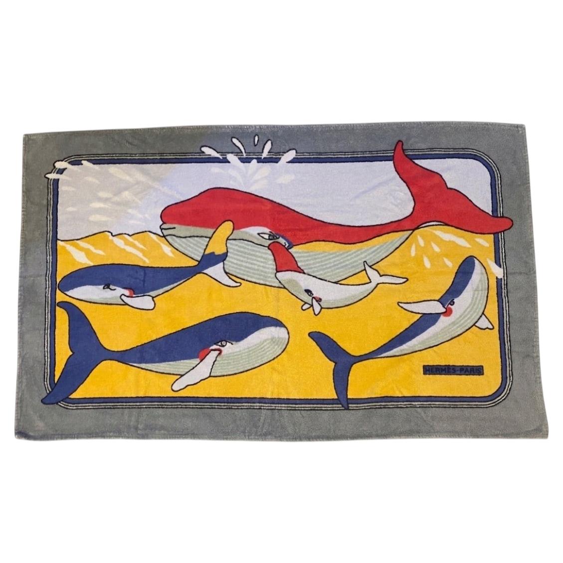 Telo da mare Hermes Baleines Terry
