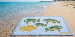 Hermes Bali Fishes Terry Beach Towel